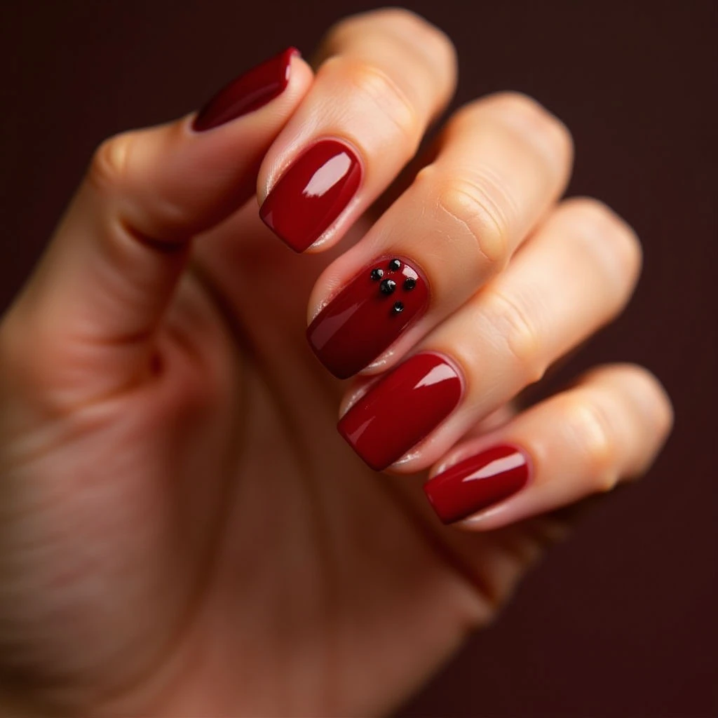 Decoding Red Nails: Meaning & Winter Abstract Design Ideas