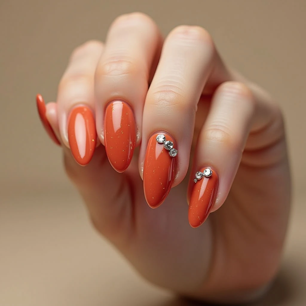 Chrome Toe Nails: August's Speckled Fruit Velvet Matte Dream!