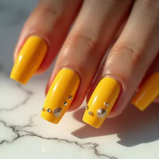 Lemon Yellow Coffin Nails: The Hottest Spring Trend?