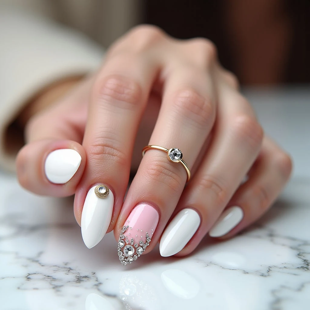 Decoding White Toenails: Symbolism & Steampunk Baby Pink Designs